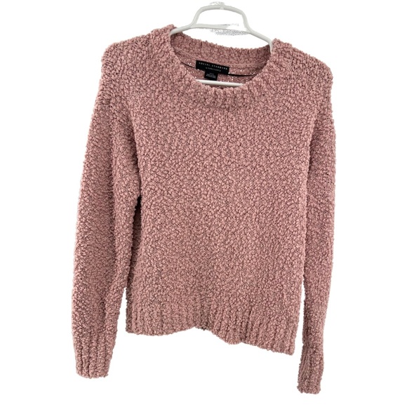 Social Standard Sanctuary popcorn dusty rose pink S sweater casual fall winter - Picture 1 of 8